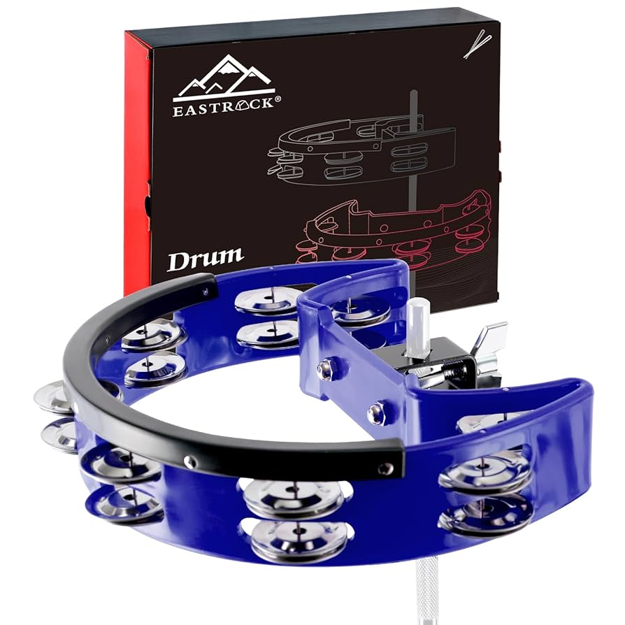 Amazon.com: EASTROCK Drum Set Tambourine with Mounting Eye